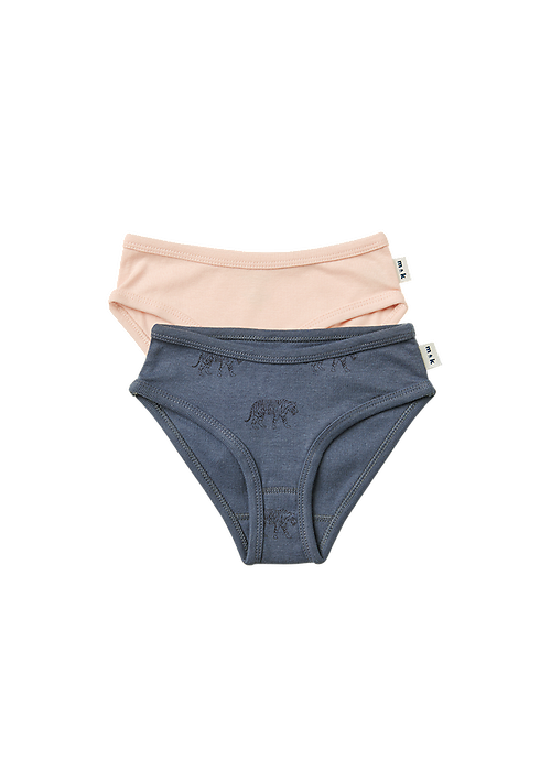 girls Briefs Duo Briefs ° Tiger Walk // Pink