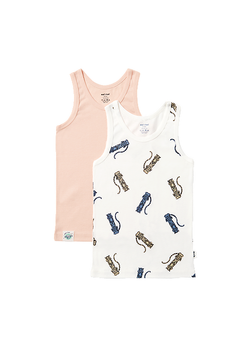 unisex Singlets Duo Singlets ° Twisted Tigers // Pink
