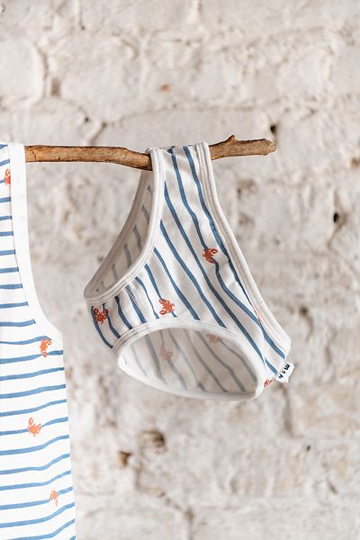 girls Briefs Duo Briefs ° Crabs // Grey