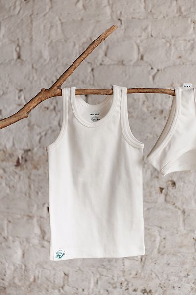 unisex Singlets Duo Singlets ° Tiger Walk // White