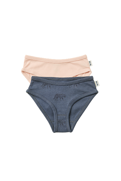girls Briefs Duo Briefs ° Tiger Walk // Pink