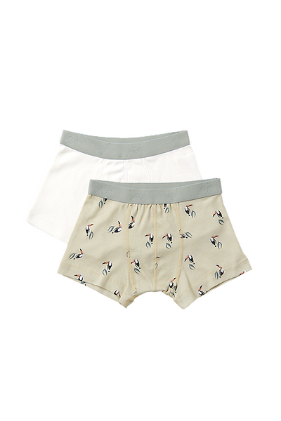 boys  Boxershorts Duo Boxer ° Toucan // White