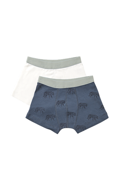 boys  Boxershorts Duo Boxer ° Tiger Walk // White