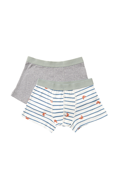 boys  Boxershorts Duo Boxer ° Crab // Grey