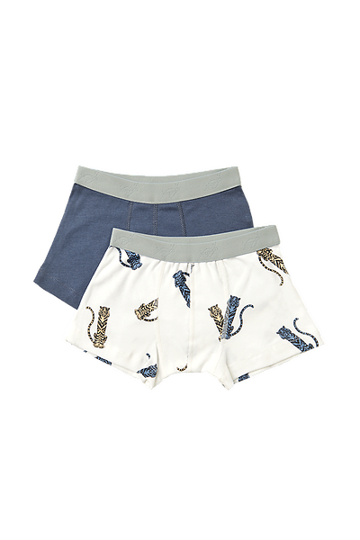 boys  Boxershorts Duo Boxer ° Twisted Tiger // Blue